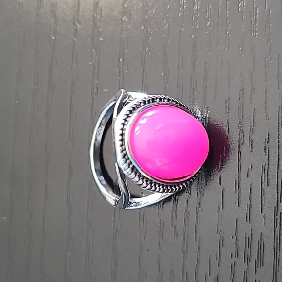 None Jewelry - Pink Stone Ring